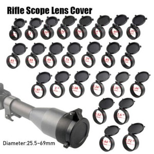Rifle Scope Quick Spring Protection Lens Cover Objective Lense Lid Flip Up Cap e