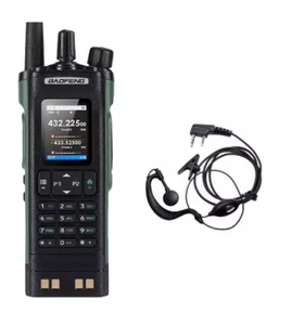 Baofeng UV-32 Tri-Band Walkie Talkie Type C Aviation Radio GPS With Earphone - Picture 1 of 16