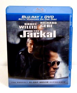 The Jackal Blu-ray + DVD Bruce Willis Richard Gere 2 versions on 1 disc Poitier - Imagen 1 de 2