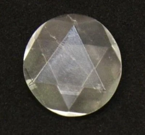 Quartz Star of David Metaphysical Healing Tool - Round Design - 30mm - 35mm - Picture 1 of 1