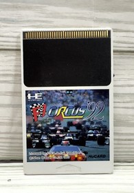 F1 Circus '92 (TurboGrafx-16, 1992) - Rare - Japanese HuCard - A7