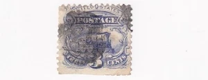 1869 STAMP US SCOTT # 114 "Locomotive" 3 CENT PICTORIAL USED - HH - Picture 1 of 1