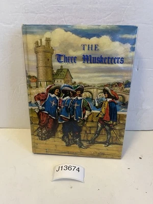 The Three Musketeers Book Hardcover 1950 Junior Library Edition Vintage Foto 1 de 4