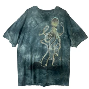 The Mountain Herren Größe 2XL Oktopus klassisches Baumwoll Batik T-Shirt gebraucht, in einwandfreiem Zustand - Bild 1 von 9