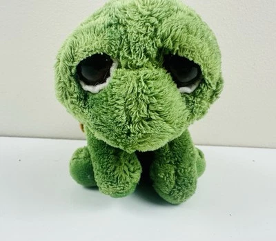 Russ Berrie SHECKY Turtle Plush Lil Peepers Green 5” Soft Stuffed Animal - image 1 of 4