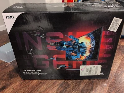 AOC CQ27G2 27" Curved QHD 2K 1440p 144Hz Gaming Monitor (Parts Only - See Desc) - Image 1 of 3