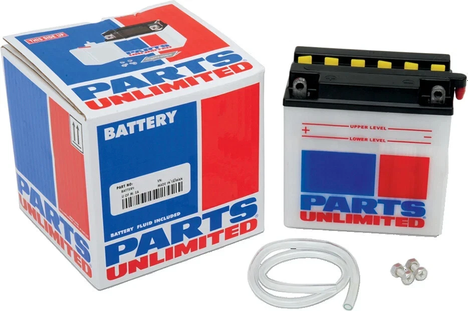 Parts Unlimited Conventional Battery Kit 12V fits Honda/Kawasaki/Triumph - Image 1 of 1