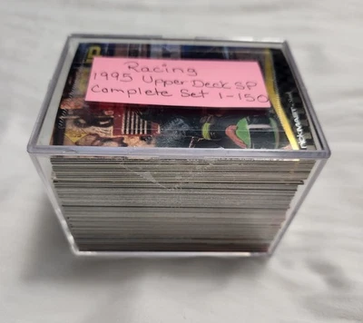 Полный комплект гоночных карт 1995 Upper Deck SP NASCAR 1-150 в защитном футляре - Изображение 1 из 2