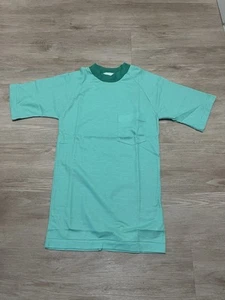 Camiseta Vintage Años 70 Stanfields Sunblazers Bolsillo Talla Pequeña Verde - Imagen 1 de 5
