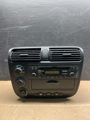 2001 - 2005 Honda Civic Radio  Climate Control Air Vent Bezel  U1832 DG - Image 1 of 4