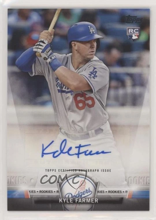 2018 Topps Topps Salute Series 2 Auto Rookies Kyle Farmer #SA-KF Rookie Auto RC - Image 1 of 2