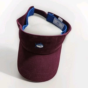 SOUTHERN TIDE Sombrero Skipjack Mujer Borgoña Golf Visera Ajustable Pesca Tono - Imagen 1 de 5