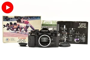 *N.MINT* Vintage Cannon A-1 35mm Camera 1984 Olympic w/Original Box from JAPAN - Picture 1 of 13