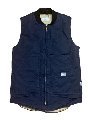Tyndale Heavyweight FR Vest Mens S REG Navy Flame Resistant CAT4 Made In USA - Image 1 of 4