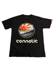 Men’s Connecticut Graphic Tee Black Size Medium - Picture 1 of 2