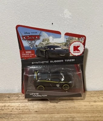 Pneus de borracha sintética Mattel Disney Pixar Cars 2 Lewis Hamilton - Imagem 1 de 2