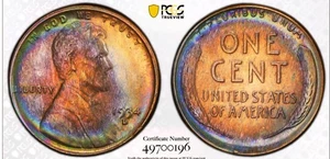 "SLEEK HEAD TURNER" TONED PCGS UNC DETAILS 1934-D LINCOLN WHEATBACK CENT!! - Picture 1 of 7