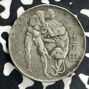 1926 Albanien 1/2 Lek Half Lek Lot#C4089 - Bild 1 von 2