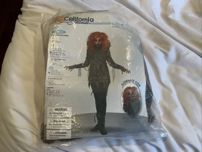 Child Pumpkin Monster Girl Halloween Costume size L (10-12) - Image 1 of 2
