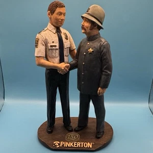 1999 PINKERTON DETECTIVE AGENCY 150th Anniversary 10" Resin Statue - Picture 1 of 12