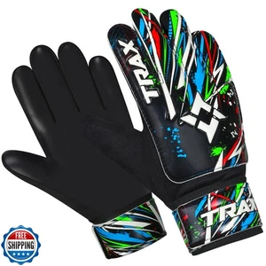 Trax Soccer Goalie Gloves for Kids Boys Children,Youth and Adult Football Goa - Picture 1 of 5