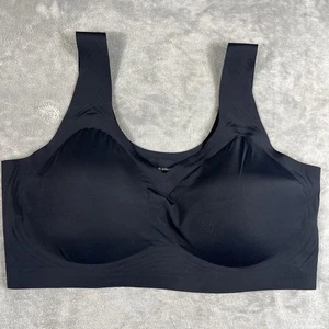 Soft Intention Jelly drahtloser gepolsterter T-Shirt-BH mit voller Abdeckung 4XL schwarz gebraucht, in einwandfreiem Zustand - Bild 1 von 11