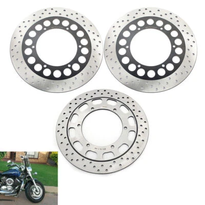 V Star 1300 For YAMAHA Front Rear Brake Rotors XVS1300/A XVS1300CT Tourer 07-13 - Image 1 of 4