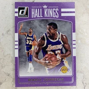 2016-17 Donruss Optic Hall Kings Purple Magic Johnson Los Angeles Lakers #24 - Picture 1 of 10