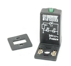 NUOVO CROUZET 81513052 INDICATORE LED PER ELETTROVALVOLE 24 VAC/DC - Foto 1 di 2