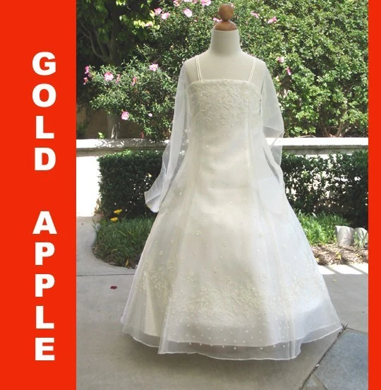 Vestido Recital, Ocasión/Pageant Niñas, Marfil, Talla: 12 Foto 1 de 1