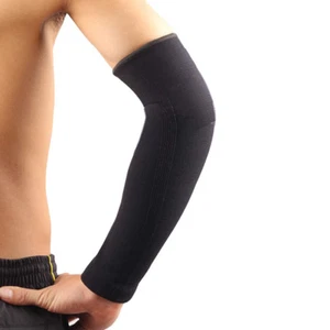 PAS Mens Full Fore Arm Elastic Elbow Support Brace Stretchy Pad Sports Protector - Picture 1 of 10