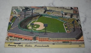 1940's Baseball Boston Red Sox Fenway Park Souvenir Card Postcard Ted Williams - Picture 1 of 2