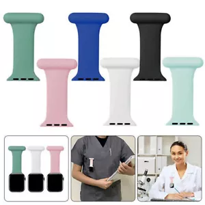 Fob Clip-On Strap Band for Apple Watch 7 6 5 Nurses Midwives Doctors Paramedics - Picture 1 of 15