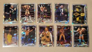 2014 Topps Chrome WWE Atomic Refractor x10 Card Lot 4 - Picture 1 of 2