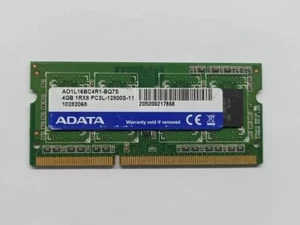 O1L16BC4R1-BQ7S ADATA 4GB PC3-12800 DDR3-1600MHz CL11 204-Pin SoDimm 1.35V - Imagen 1 de 1
