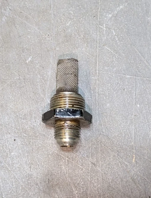 Yamaha XT550 Frame Oil Tank Net Screen Filter Hose Line Connector - Image 1 of 1