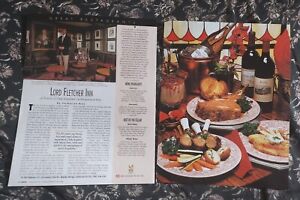 2002 print ad/article-Lord Fletcher Inn Restaurant-Rancho Mirage-CA-Olde England