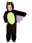 Smiffys Toddler Bat Costume, Black (Size T2)