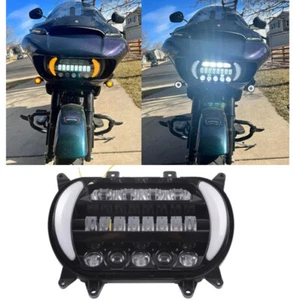 Faro de proyección LED para Road Glide 2015-2022 luz de señal de giro DRL Plug&Play - Imagen 1 de 17