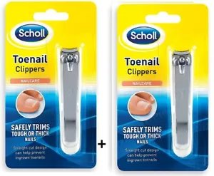 2 Χ Scholl Nail Clipper for Hard and Thick Toenails FREE SHIPPING - Picture 1 of 3