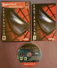 SPIDER-MAN ~ PLAYSTATION 2 (PS2) SONY ~ COMPLETE GREATEST HITS ~ 2003 ACTIVISION