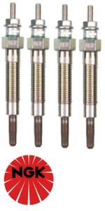 SET OF 4 NGK GLOW PLUGS FOR MITSUBISHI TRITON MJ 4D56 4D56T 2.5L I4 FROM 06/1993 - Picture 1 of 1