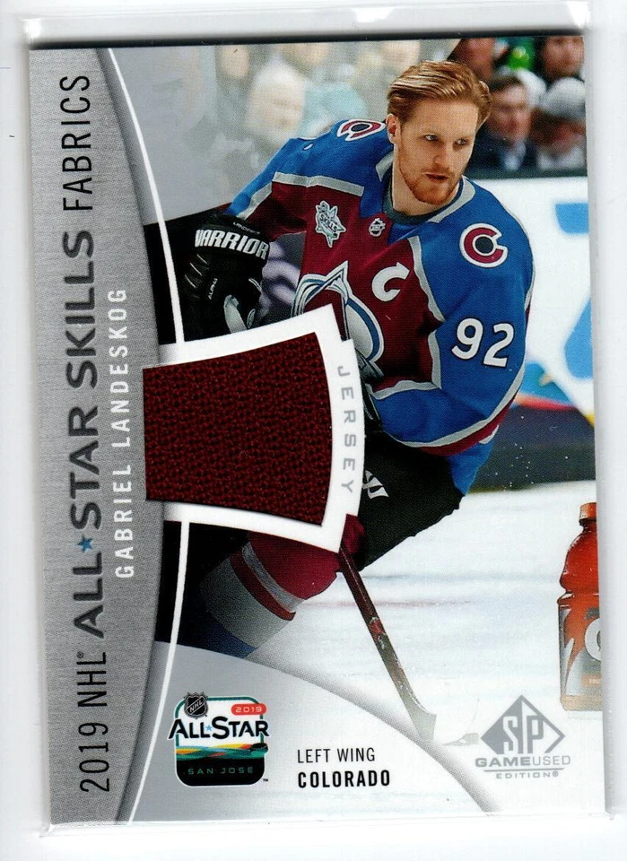 2019-20 SP Game Used '19 All Star Skills Fabrics #ASGL Gabriel Landeskog - Image 1 of 1