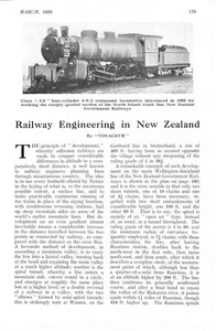1935 Railway Engineering In New Zealand Steam Trains Locomotive - Picture 1 of 7
