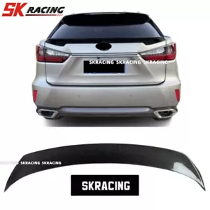 For Lexus RX350 450h 16-22 Carbon Fiber Rear Tail Gate Middle Wing Lip Spoiler - Picture 1 of 13