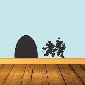 Mickey And Minnie Mouse Wall Decal Disney Wall Decal Mouse Home Wall Vinyl, a77 - Picture 1 of 3