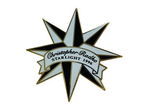 VINTAGE 1996 CHRISTOPHER RADKO STARLIGHT CLUB PIN BUTTON PINBACK MINT NEW - Picture 1 of 2