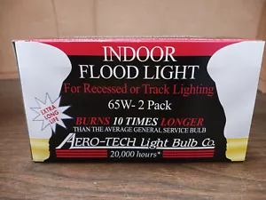 Aero-Tech 65BR30 Indoor Flood Lights -65w - 20,000 Hours - 2 Pieces - Picture 1 of 8