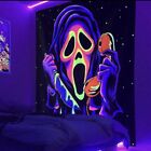Tapestry black light new horror face new large glow in dark tapestries