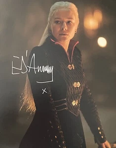 Emma D’Arcy Hand Signed 8x10 Photo - Rhaenyra Targaryen - House Of The Dragon #2 - Picture 1 of 1